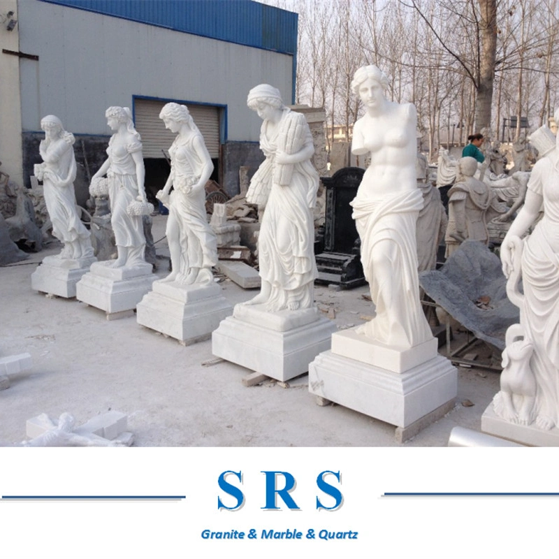 Natural Granite/Marble Carved Stone Sculpture for Garden/Outdoor Decoration