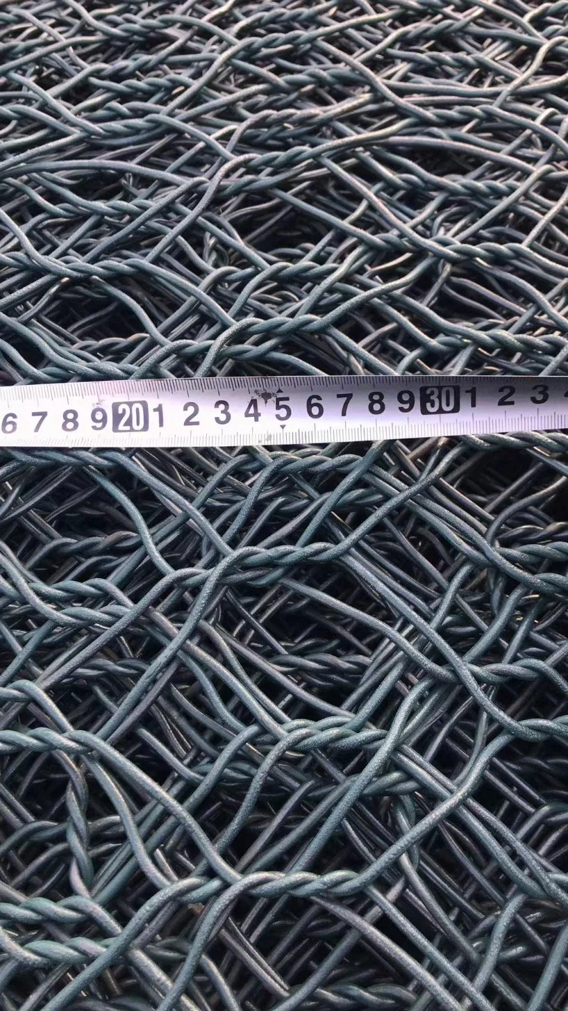 PVC-Gabion Mesh-Stützwand