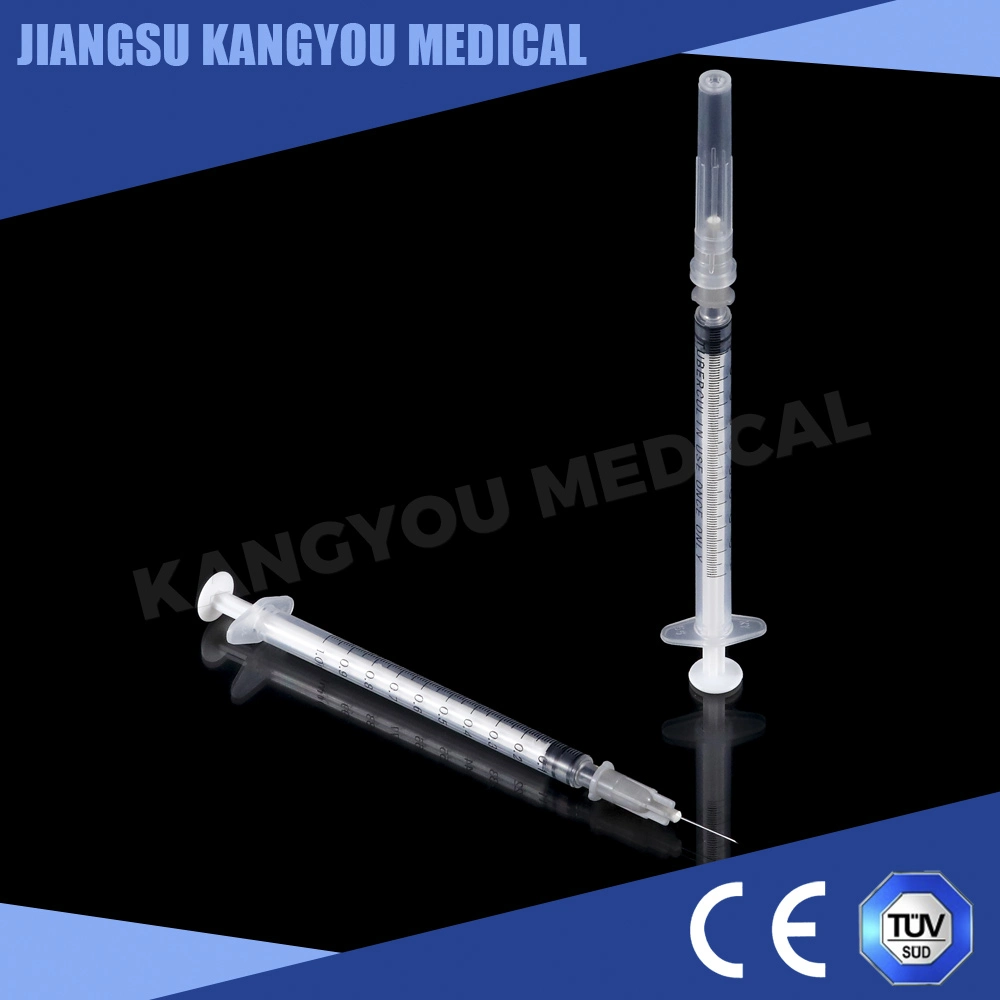 Hot Selling 3 Part Disposable Insulin Syringe with Needle