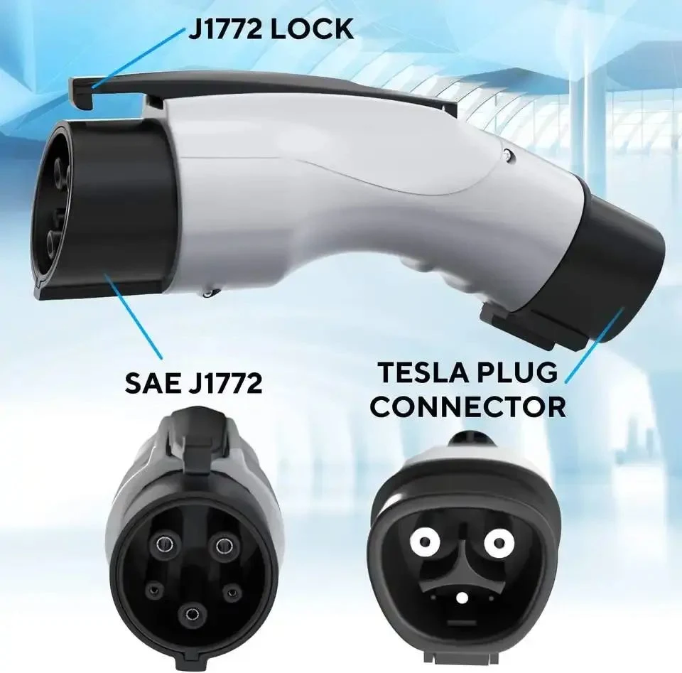 Highfly Factory Custom AC Electric Vehicle Charger Connector Socket Plug Tpc to Type 1 EV Adapter