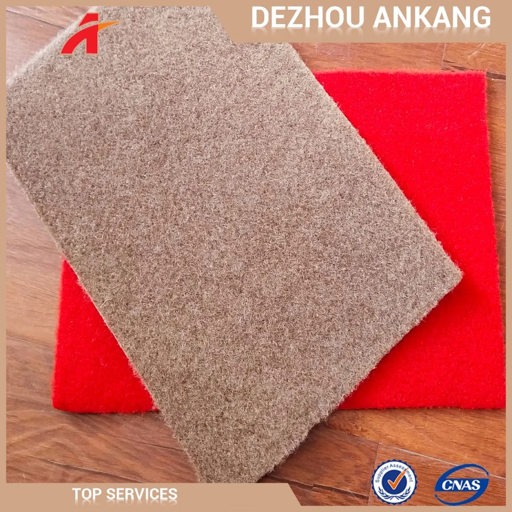 Popular Multi-Colour Soft Plain-Surface Velour Carpet Nonwoven Exhibition Carpet