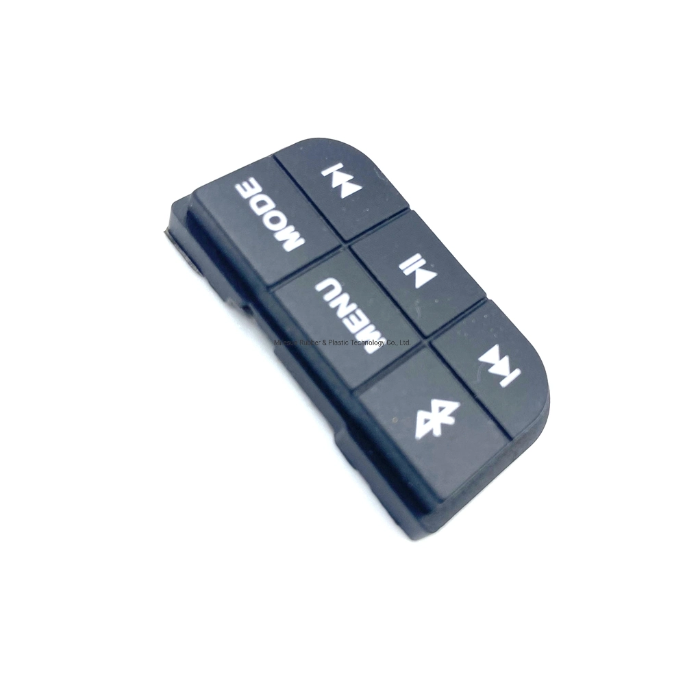 Factory Custom Electronics TV Control Keyboard Prototype Membrane Switch Silicone Rubber Keypad Remote Control Buttons Numeric Keypads