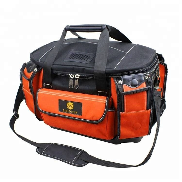 Good Working Polyester Manufacturers Wide Mouthed with Hard Base Tool Bag