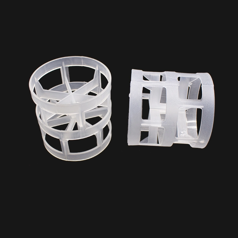 PP PVC PTFE PVDF Polypropylen Flexiring Tower zufällig verpackt Kunststoff Ring Aus Packungskalle