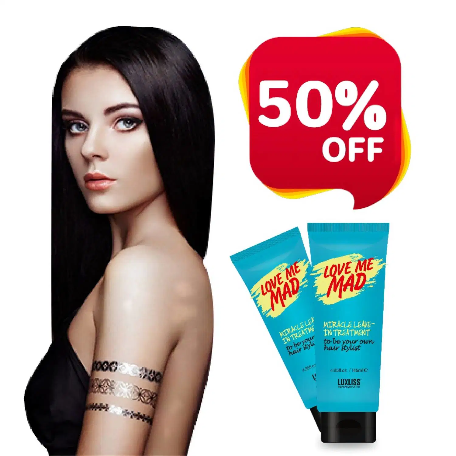 High Quality Hair Care Products Prevents Split Ends Eliminates Frizz Leave-in Treatment Hair Mask