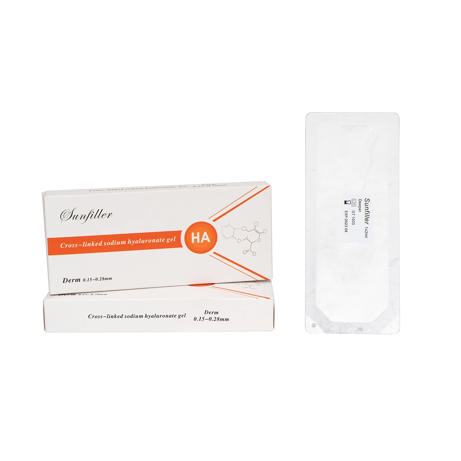 CE Approved Sodium Hyaluronate Gel Ha Injection Lip Augmentation Dermal Filler Hyaluronic Acid