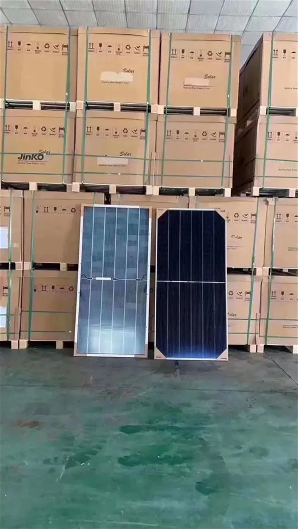 La moitié de la cellule Perc Momo panneaux solaires pour l'industrie chargeur 455 460 445 450 465 470 watts Paneles Solares