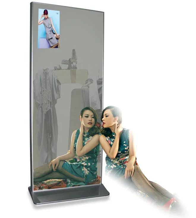 Cabine fotográfica Magic Mirror de 32-98 polegadas com rede de leitores de anúncios interativos Leitor de vídeo multimédia HD Digital Signage LCD Advertising Display