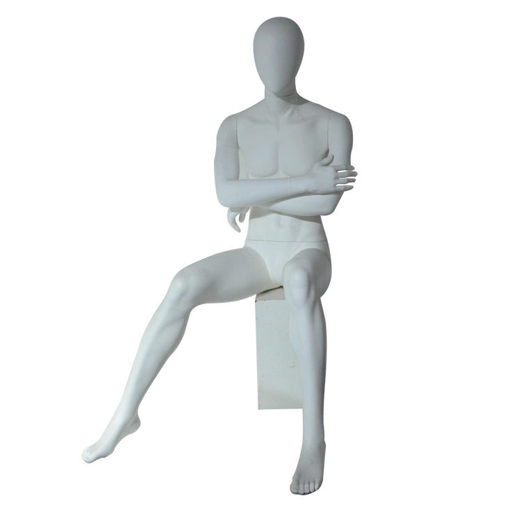 Headless Male Sitting Mannequins Fiberglass Manequins