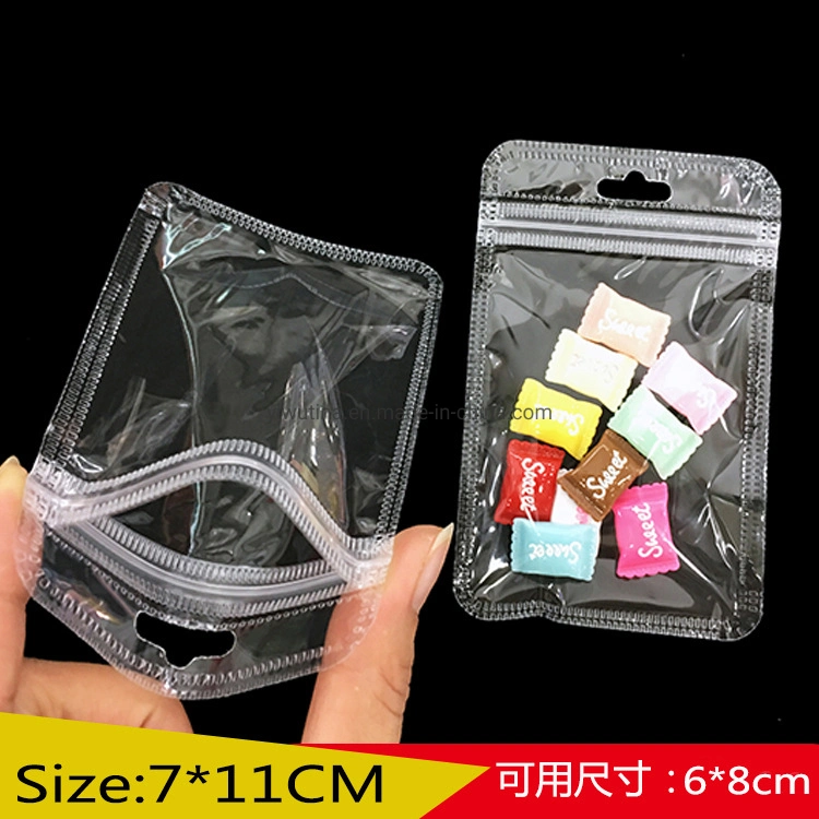 6*8cm Colourful Film Packaging Poly Bag Ziplock Bag Fishhook Plastic Packaging