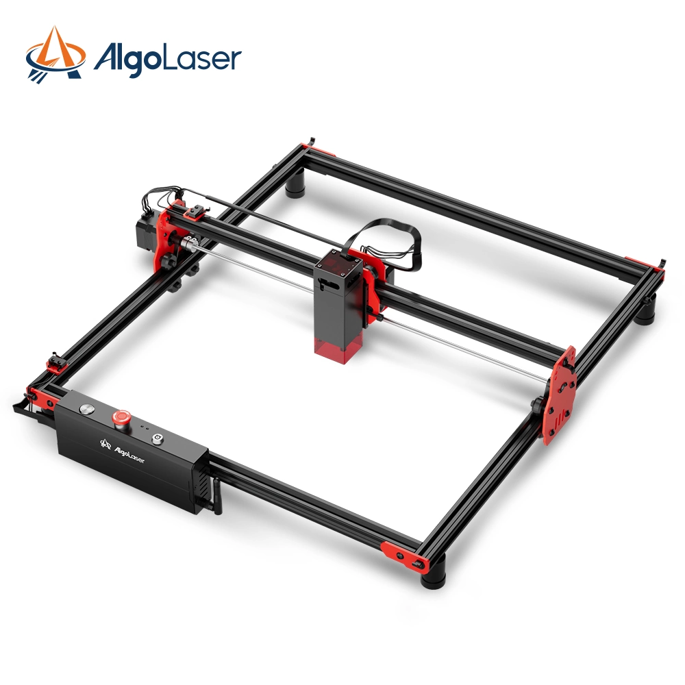 Juego de Algolaser DIY Cortador láser y grabador láser para madera, acrílico negro, metal.