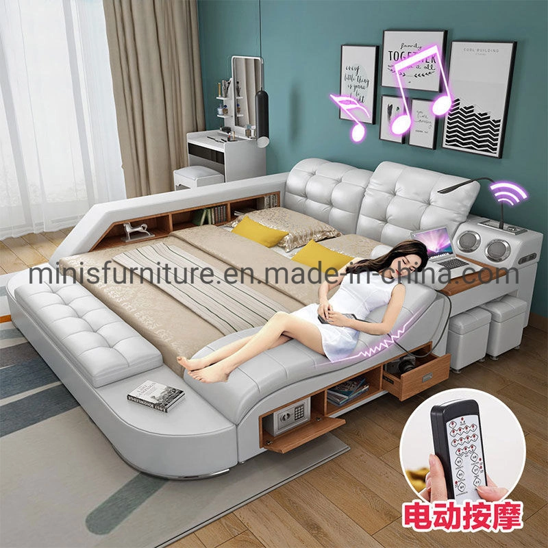 (MN-МБ95) Современный уникальный дизайн с откидной спинкой кровати с одной спальней/шкафы/безопасного/Bluetooth/Pop-up письменный стол