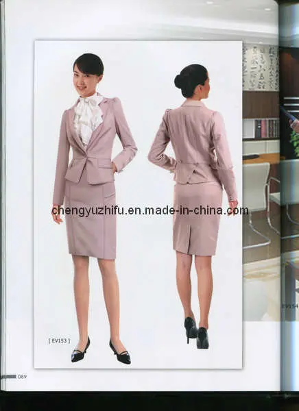 Pink Office Skirt Suit Professional Suit Skirt Female