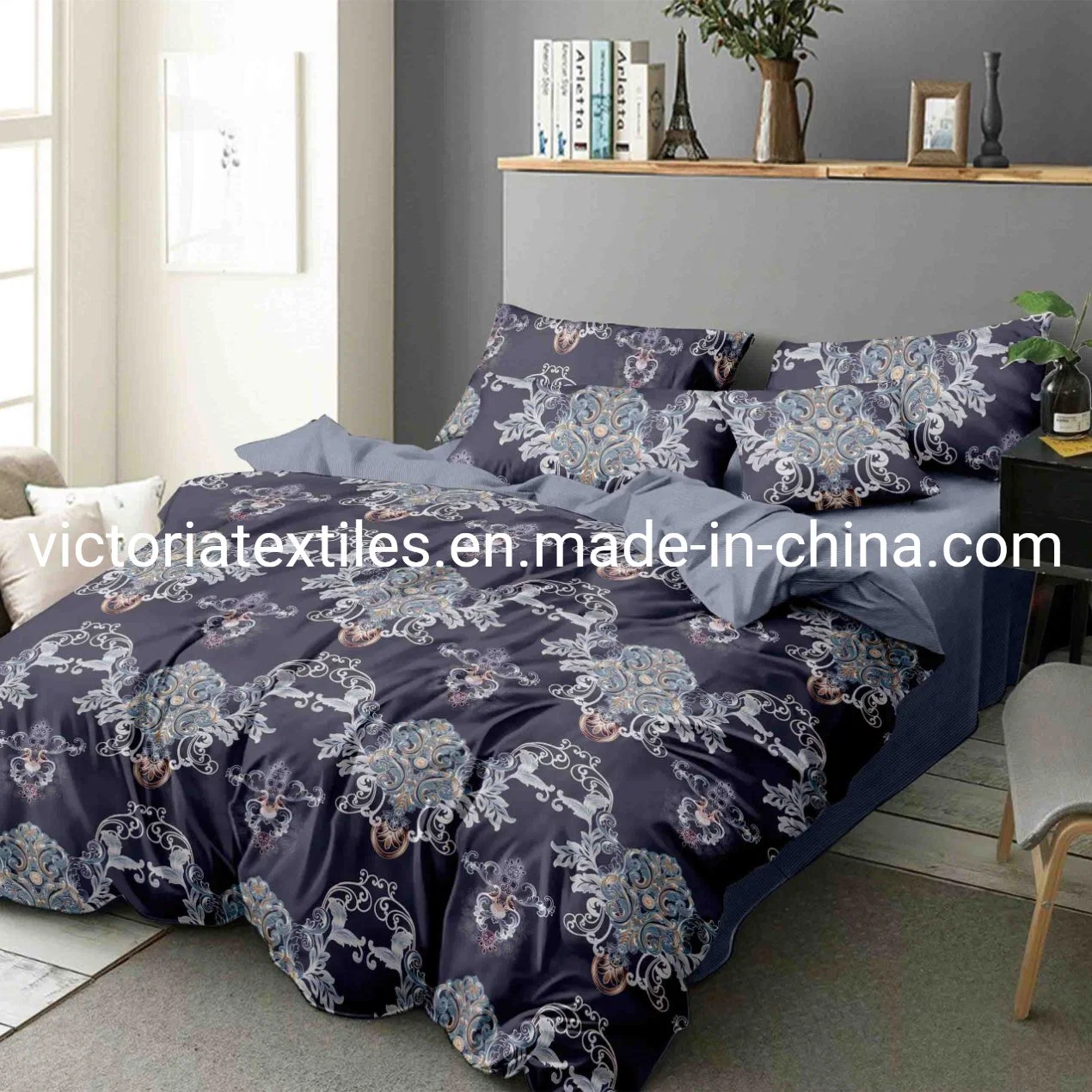 Easy Care Bedding Quilt Cover Set Microfiber Comforter Set