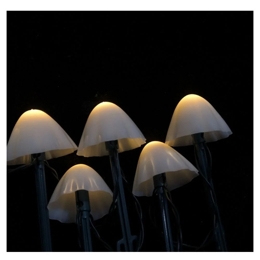 Solar Power Garden Mushroom String Lights Lovely LED String Fairy Lamp Landscape Decoration Pathway Light Bl20500