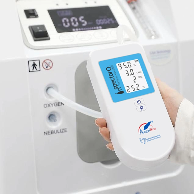 Instrumento de oxigênio Monitor de qualidade, Sensoring pureza do gás, O2 a pureza do equipamento de teste