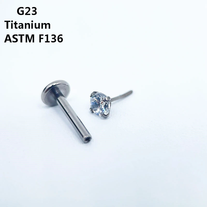 G23 Titanium Multicolor AAA Zircon Piercing Jewelry