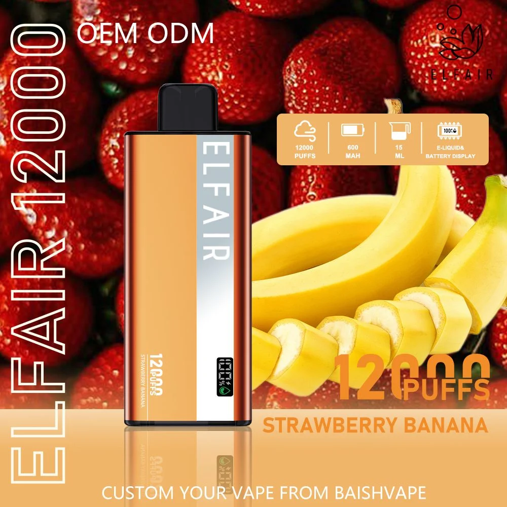 Zbood OEM/ODM رجل الفضاء الضباب ووحش ذراع الرافعة الضوء العالي لانا e Cig Elfir 12000 piffs Disposable/Chargeable Vape