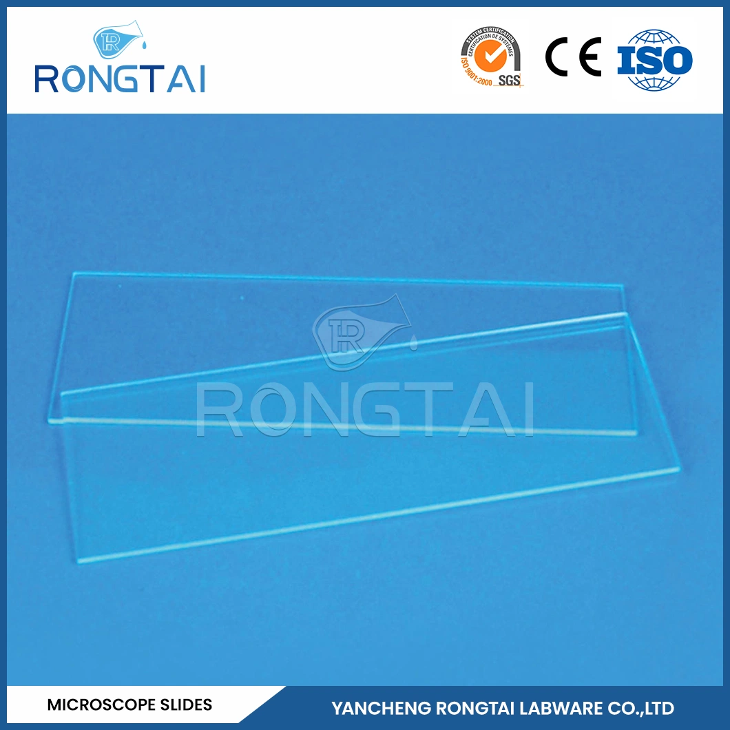 Rongtai Chemical Laboratory Equipment Manufacturers Microscope Glass Slides Китай 7101 7102 7105 7107 7109 микроскопические микропрепараты ботани