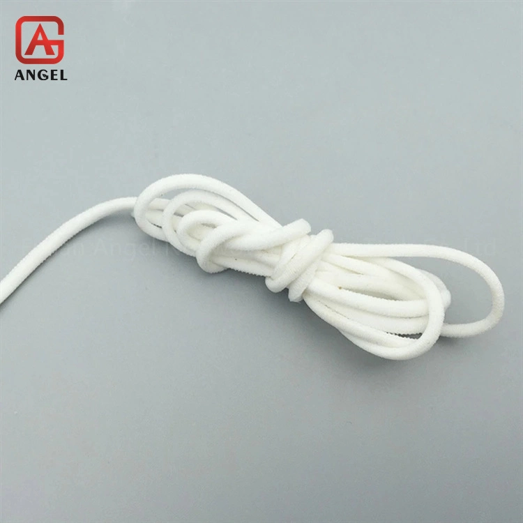 3mm/4mm/5mm White Degradable Biodegradable 100% PLA Flat Earloop