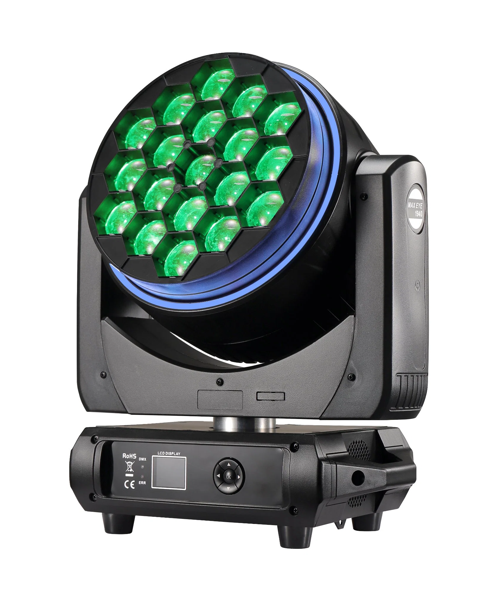 19 * 40W RGBW Pixel Control LED Moving Head Wash