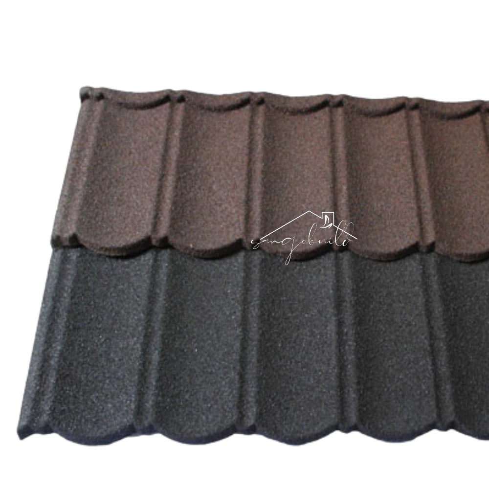 Tile Roofing Sheets Metal Roof Stone Coated Kerala Roofing Tile Price in Zambia Gambia Liberia Made in China