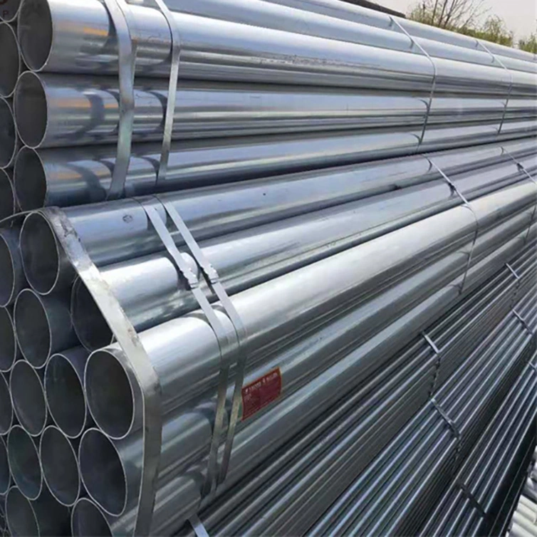 Q195 Q235 Q345 Large Stock Cold Rolled Galvanized Metal Tubes Square/Round/Rectangular Steel Pipe for Fluid Pipe, Boiler Pipe, Drill Pipe, Hydraulic Pipe