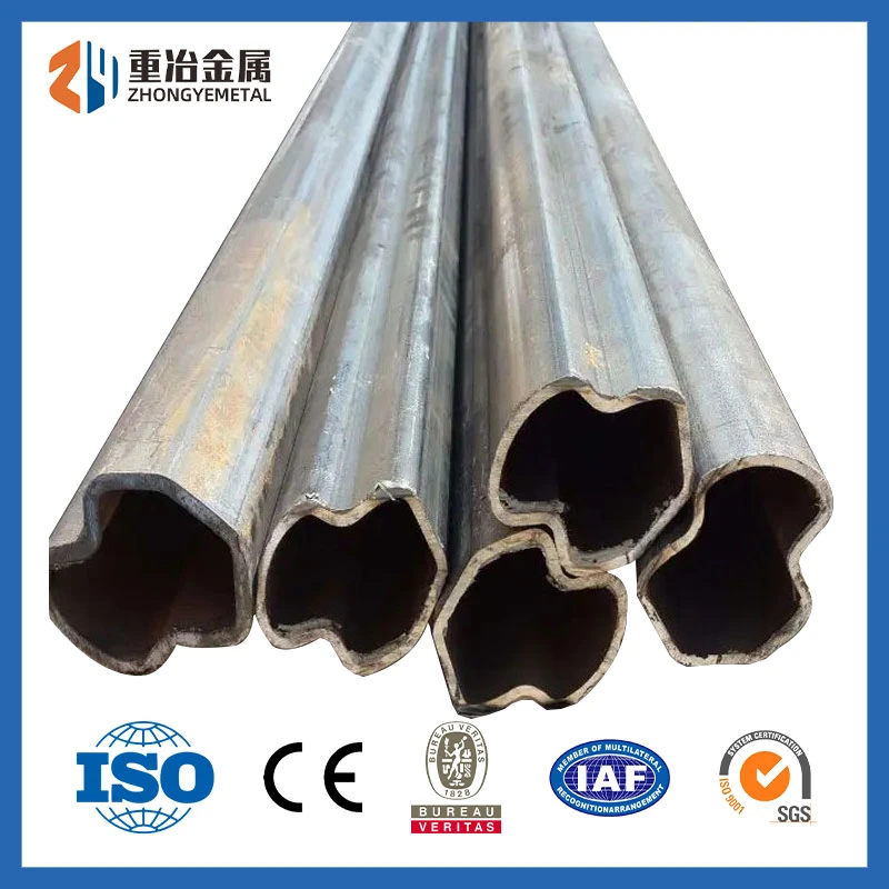 Customization High-Strength 5mm 20#-Q235-16mn-Q460 Accessories-Decorate Cone-Shaped-Circular-Arc-Board Biconvex-Shape Reducing-Tube Welded Special Shaped Pipe