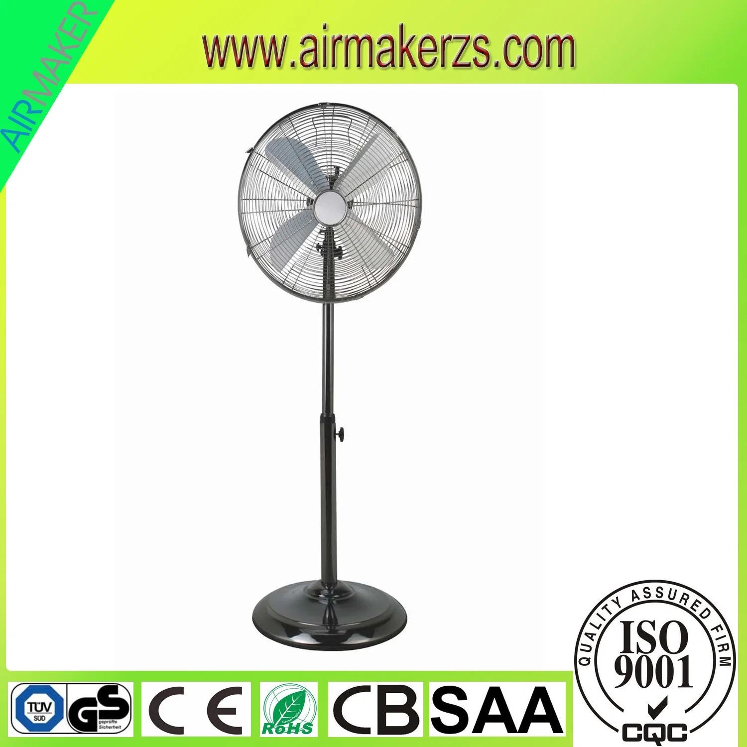 16inch Powerful Oscillating Adjustable Stand Fan/Electric Fan/Industrial Fan/Ventilateur with CE/SAA/GS