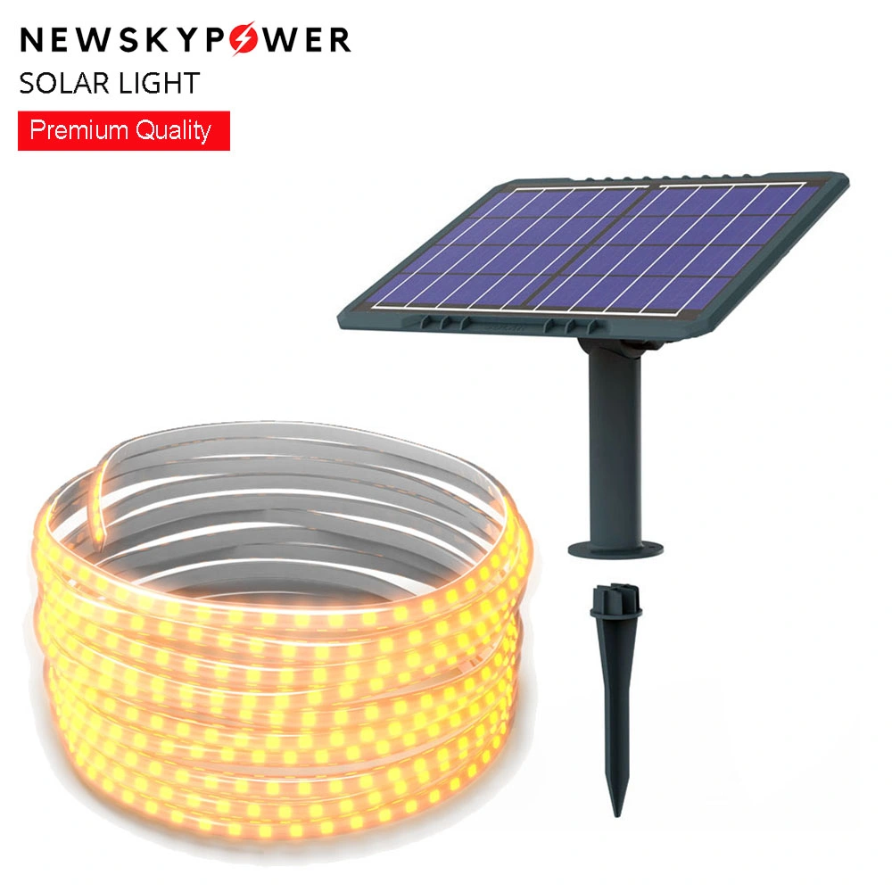 Solar Powered Outdoor LED Light Strips