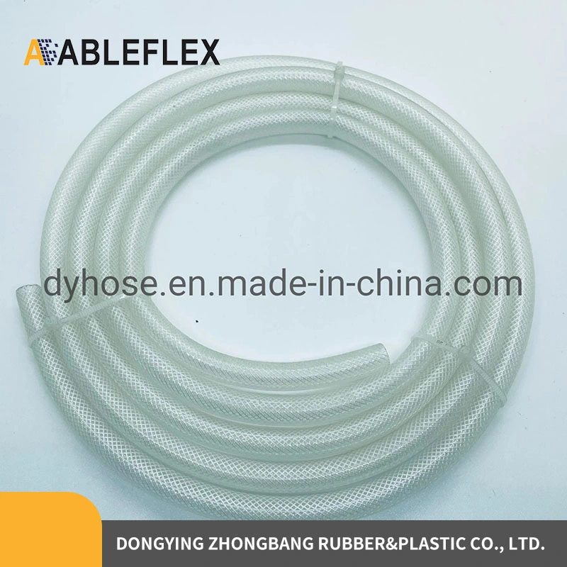 High quality/High cost performance  Lightweight Flexible Braided PVC Fiber Reinforced Hose for Water Transfer