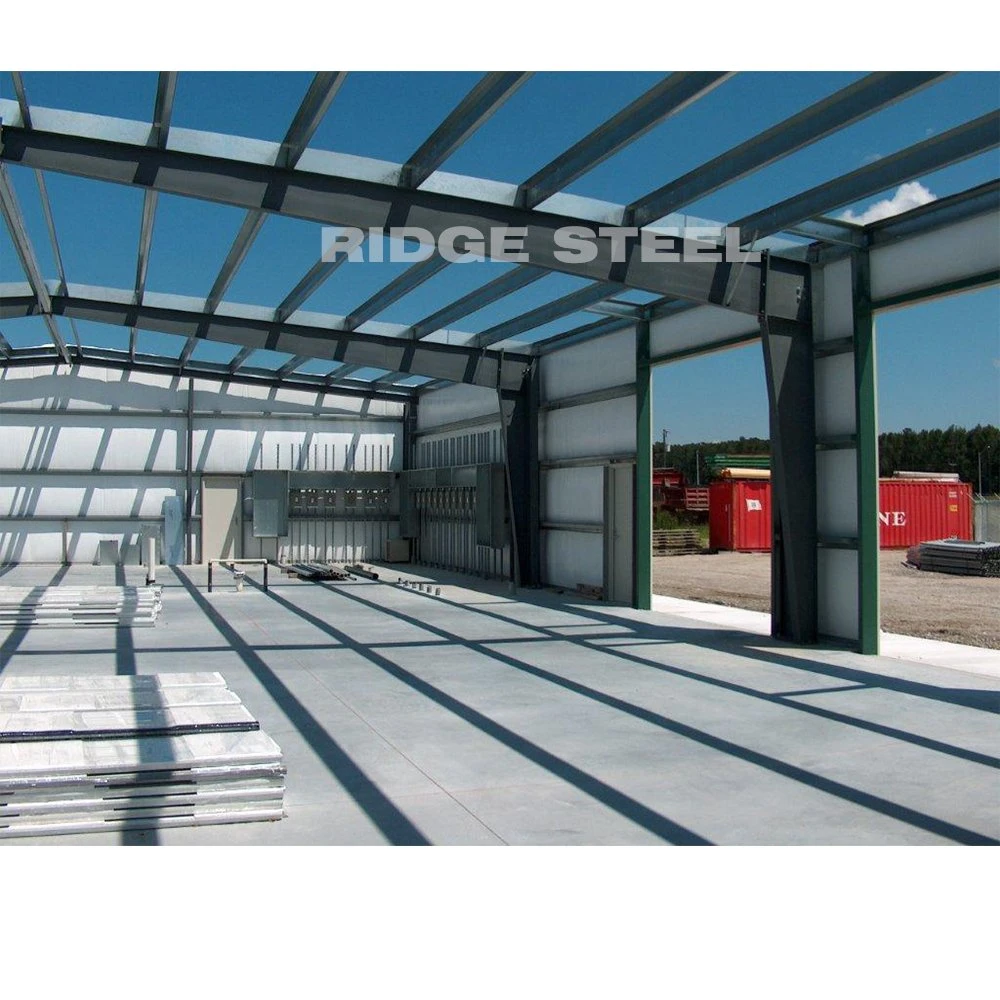 Gable Frame Prefabricated Steel Warehouse Building Storage School House