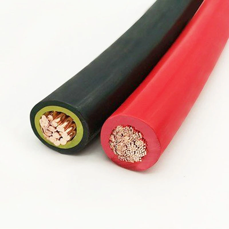 25mm 35mm2 Rubber Insulation Flexible Copper Power Battery Welding Cable