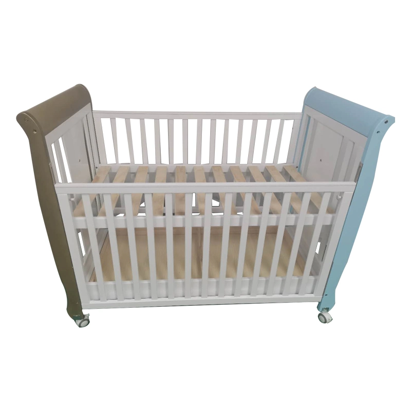 Heißer Verkauf Baby Kinderbett Bett Hölzerne Krippe Designs Wettbewerbsfähigen Preis Baby Cradle Swing Kinderschlafzimmer Möbel Set