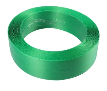 China Supply Green Pet Band Strap Pet Plastic Strapping for Band with Kraft Paper Core