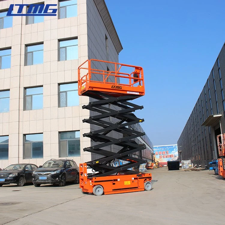 Self-Propelled Electric Hydraulic Lifts Table Genie Small Scissor Lift with Good Service