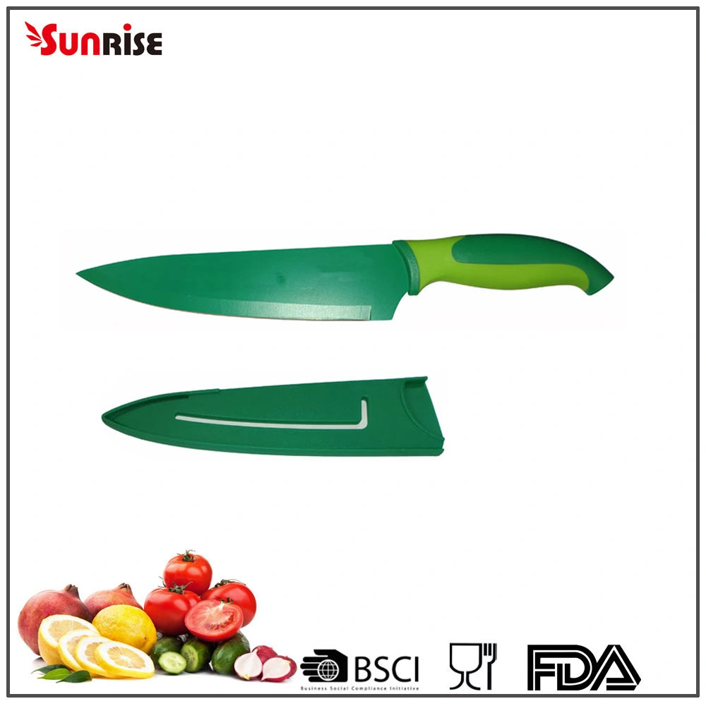 5 Inch Non-Stick Coating Utility Kitchen Knife with PP Sheath (KSK905)