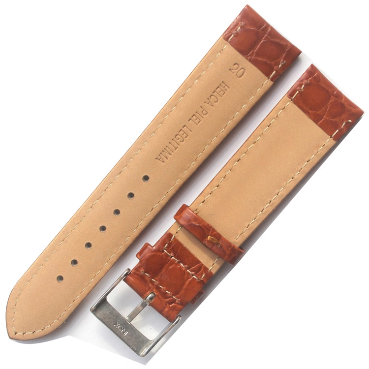 22mm Fashionable 2 Pieces Charm Genuine Watch Leather Straps