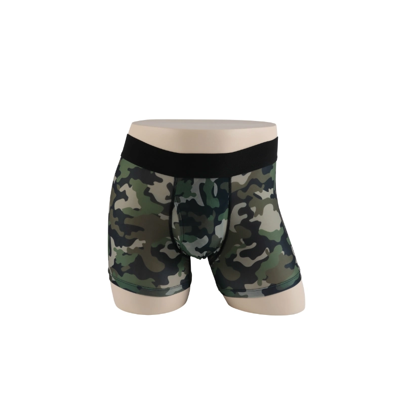 Ropa barata de camuflaje 95% Algodón Briefs calzoncillos de desgaste interior plus de impresión tamaño de los hombres la ropa interior