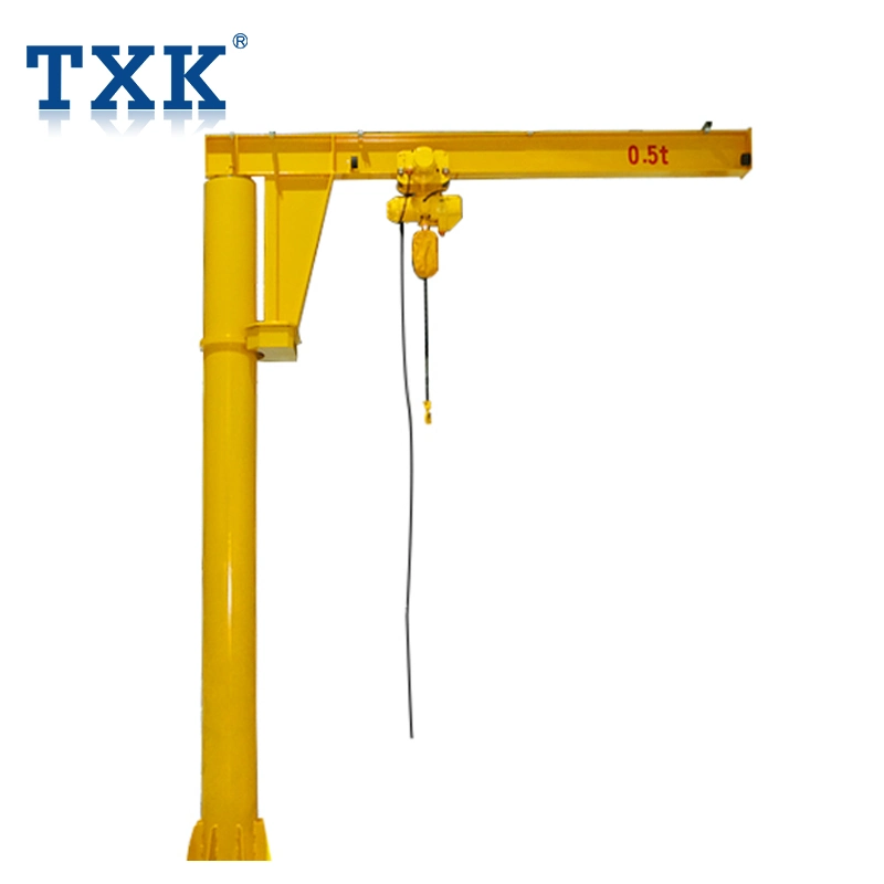 Txk 1t Rotation Arm Jib Crane with Electric Chain Hoist