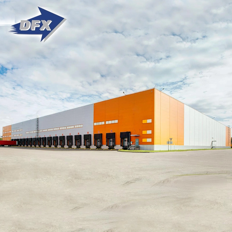 Construcción Industrial prefabricados de estructura de acero de la luz de almacén para la venta