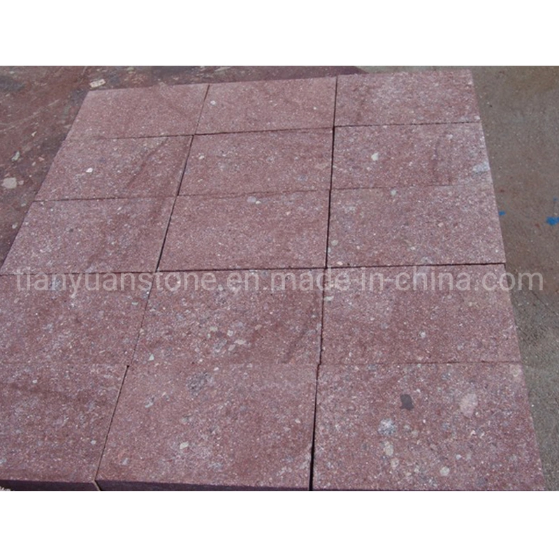 Porphyr Red G528 Granit Patio Outdoor Pflastersteine Fliesen