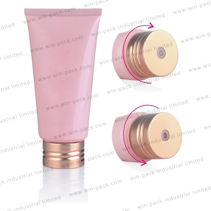 Manufacturer Sell Pink Plastic Face Wash Tube for Face 150ml Packing