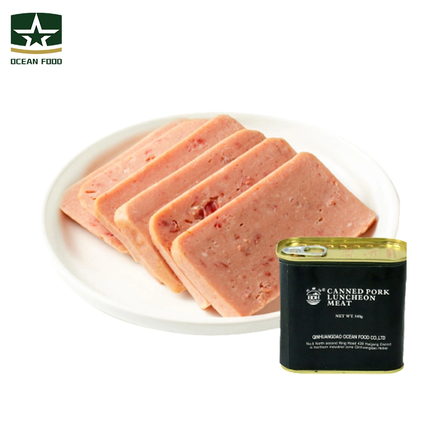 340g Instant Food Delicious Pork Canned Luncheon Meat for Picnic