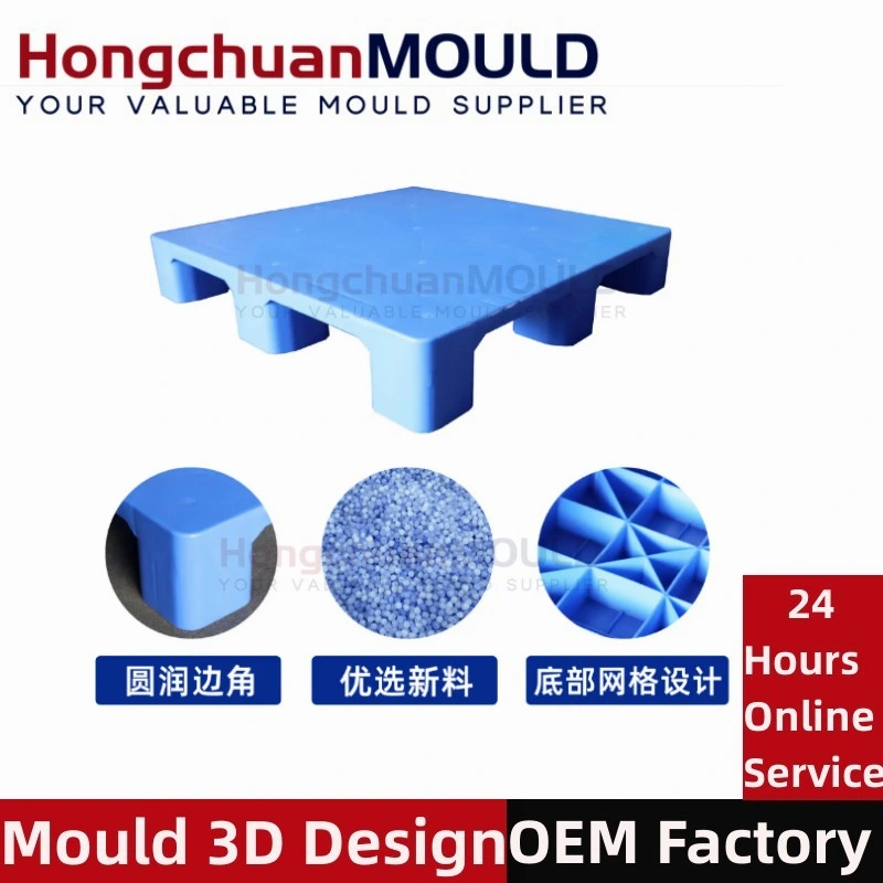 Stacking Heavy Duty Double Side Plastic Pallet Injection Molding Mould