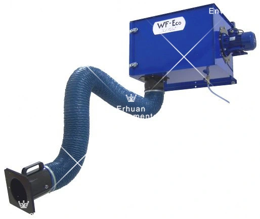 Flexible Erhuan Fume Extraction Hood Arm Welding Fume Arm Built in Support Dust Collection Hood Arm