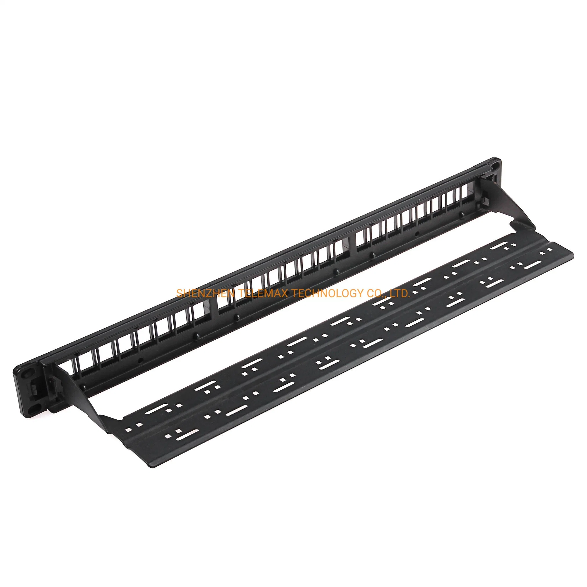 19 Inch 1u UTP Blank Patch Panel, 24 Ports, Used for UTP Keystone Jacks