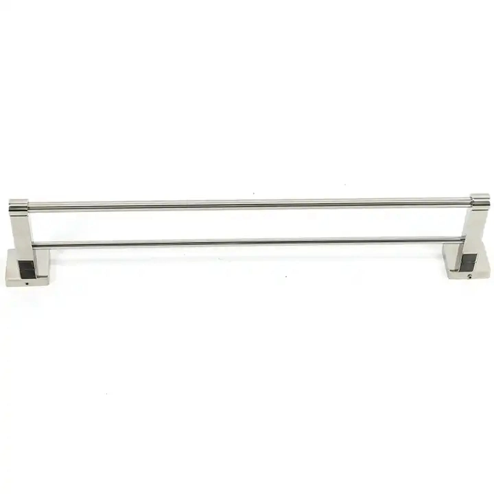 Simple Design Durable SUS304 Stainless Steel Material Chrome Bathroom Towel Bar