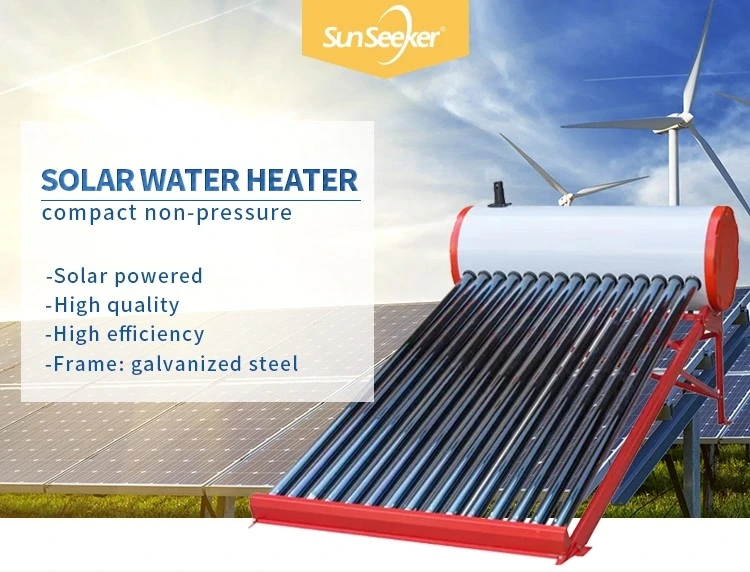 200L Integrated High Pressure Solar Hot Water Heater with Heat Pipe for Residential House