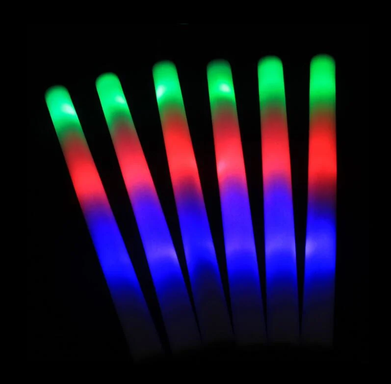 RGB Color Change Light up Foam Stick 48cm Concert Party Used LED Foam Stick